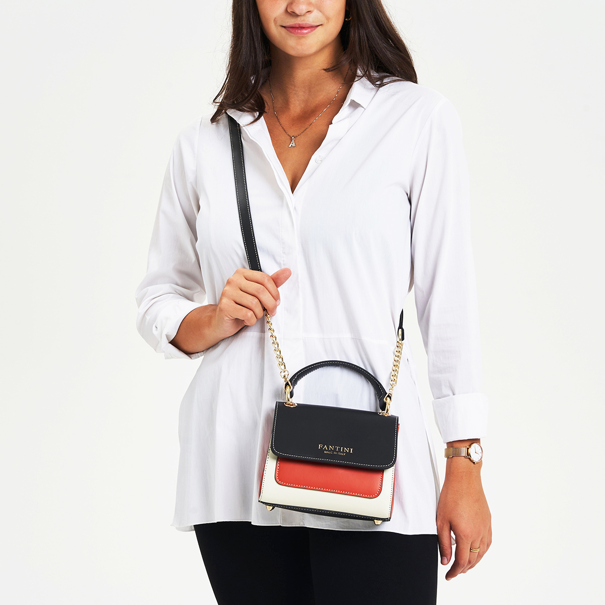 Sac à bandoulière en cuir Cleo – Image 3