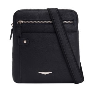 Sac bandoulière en cuir Teseo