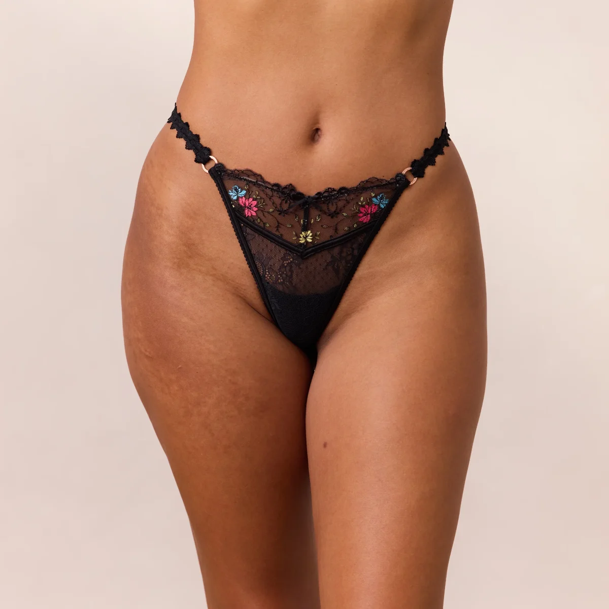 G-String du Corset Nadia - Noir – Image 2