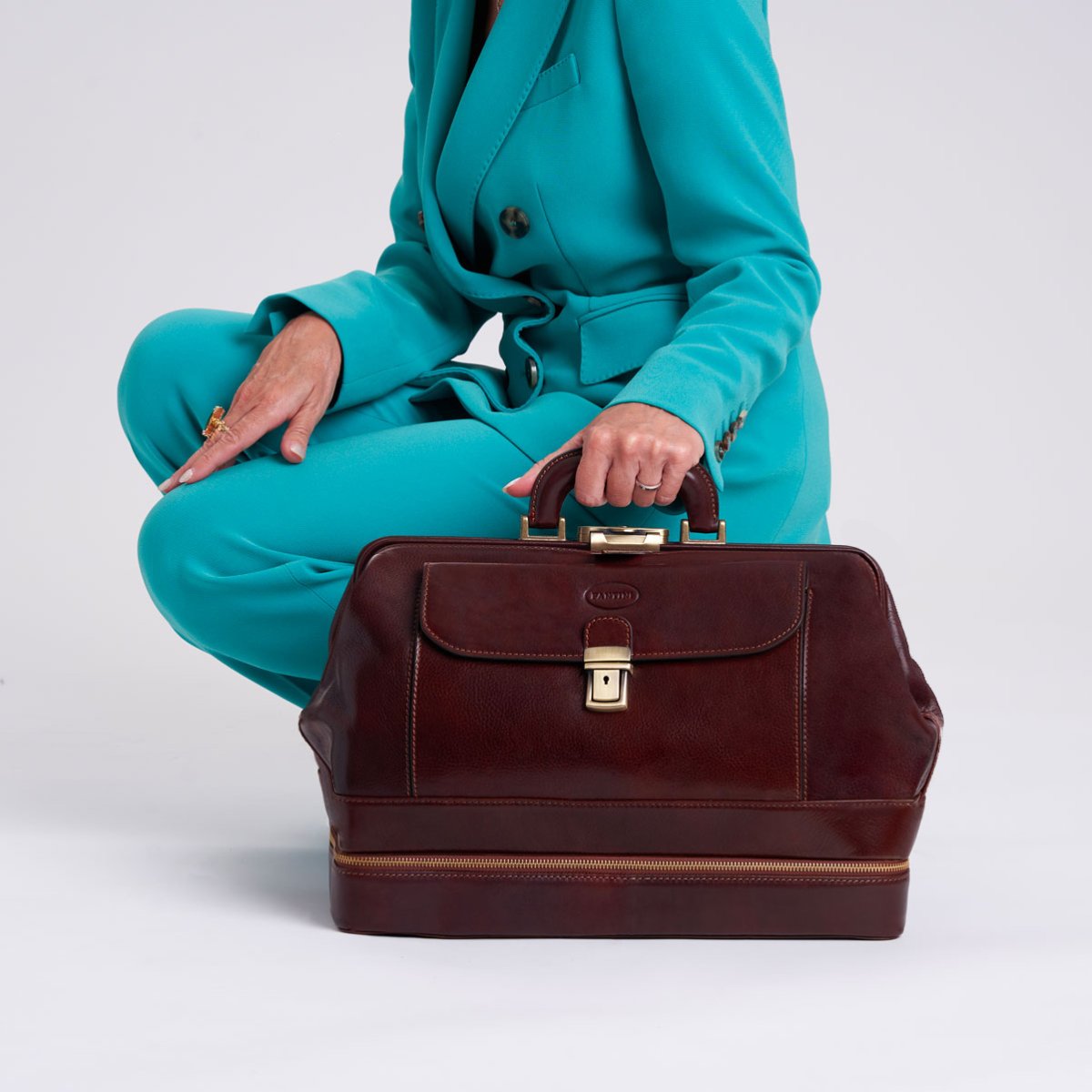 Sacoche médecin en cuir Malpighi – Image 4