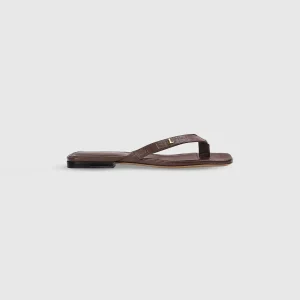 Tongs Brielle - Chocolat