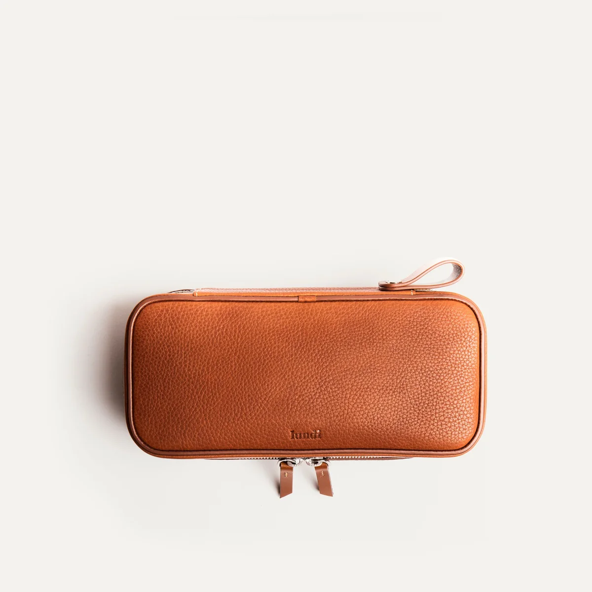 Trousse de toilette cuir ~ CLARA - COGNAC – Image 6