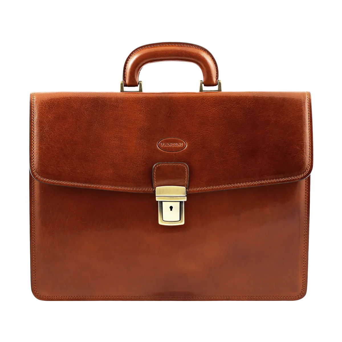 Cartable en cuir Manfredi – Image 2