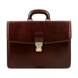 Cartable en cuir Manfredi