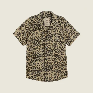 Chemise Cuba léopard en éponge