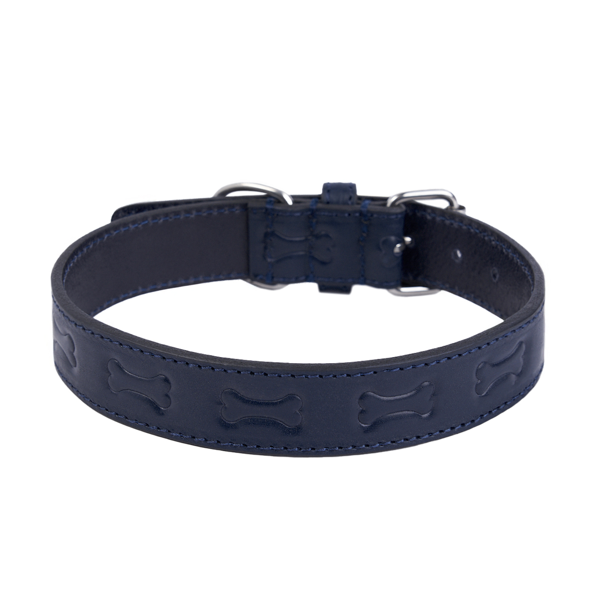 Collier pour chien en cuir Bone – Image 4