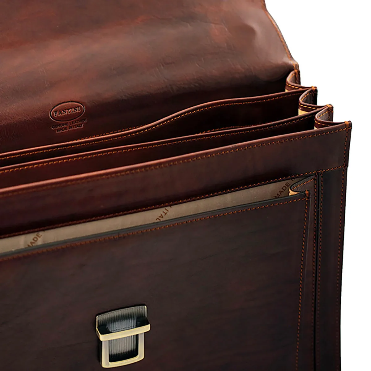 Cartable en cuir Shenzhen – Image 5