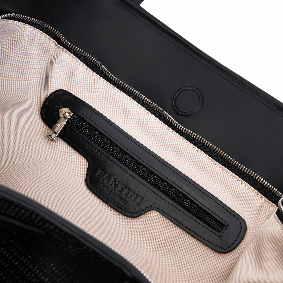 Sac en cuir et raphia Margaret – Image 8