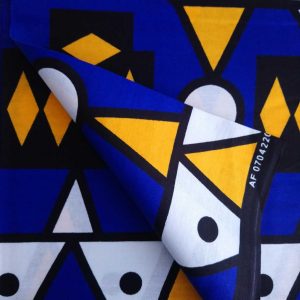 Pagne WAX SAMAKAKA BLEU