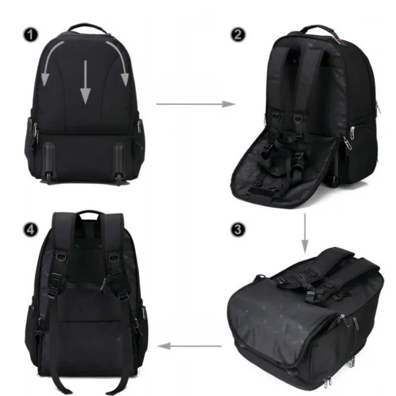 Valise Sac à Dos à Roulettes – Image 7