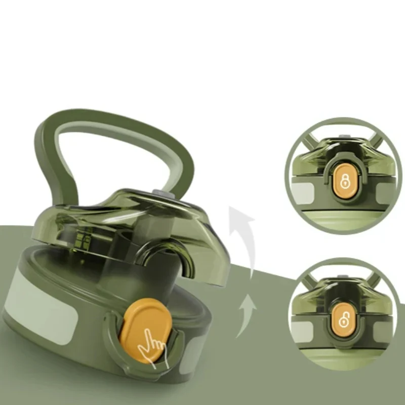 Gourde Isotherme avec Paille Intégrée – Image 4