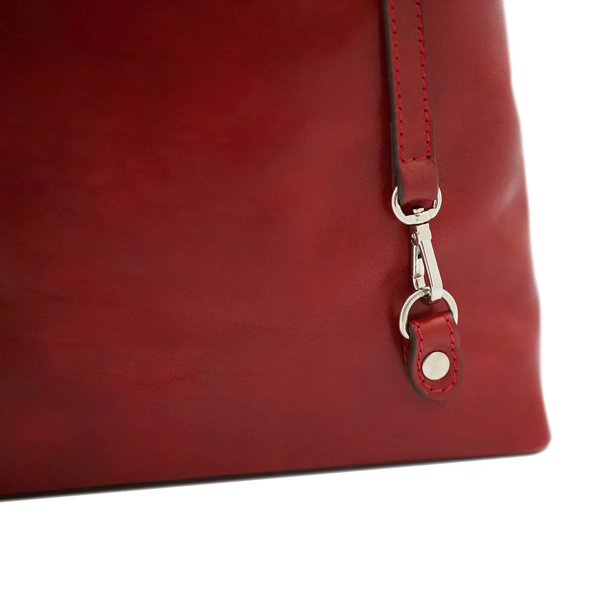 Sac en cuir convertible en sac à dos Noemi – Image 8