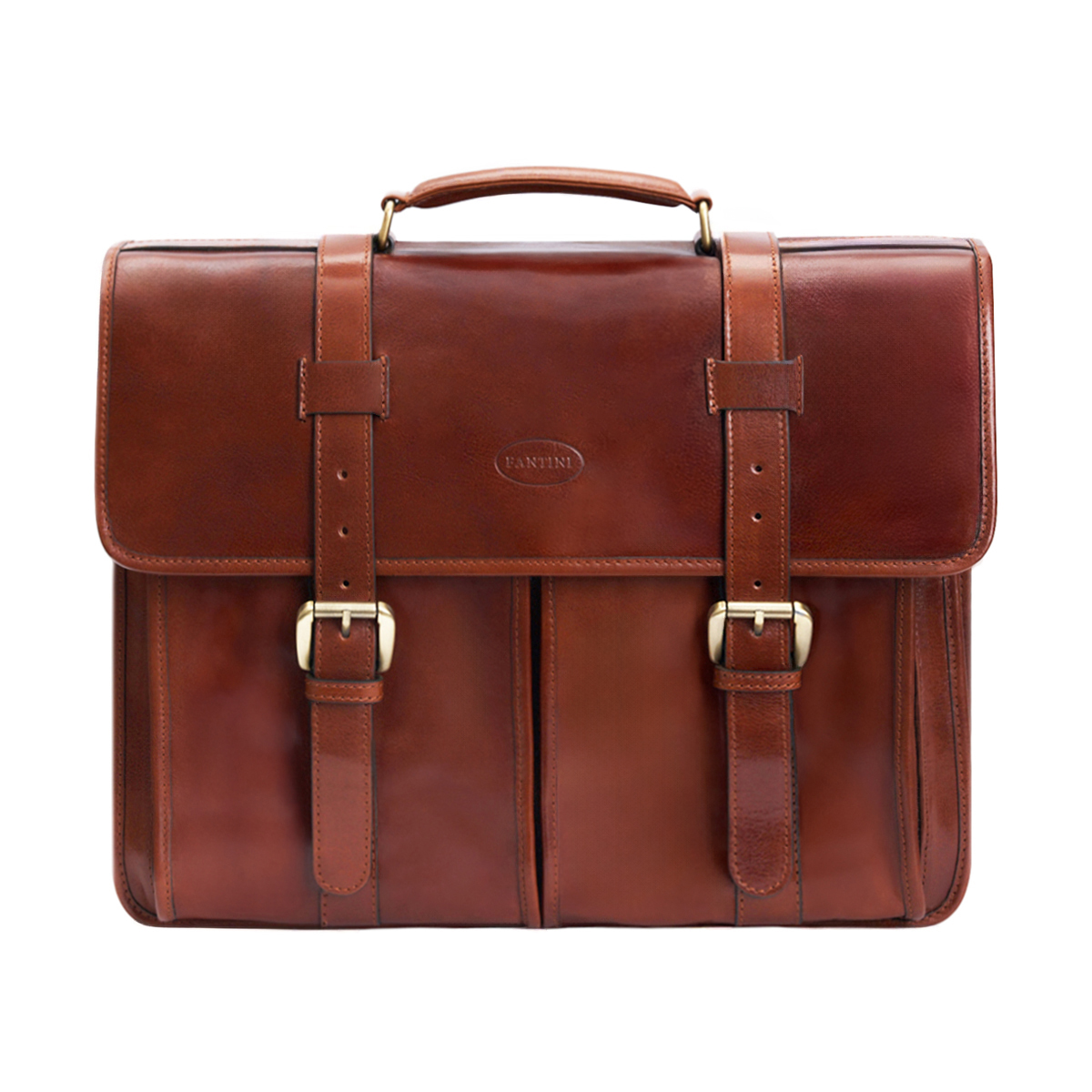 Cartable en cuir Regent – Image 2