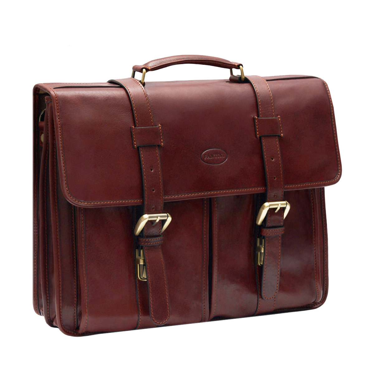 Cartable en cuir Regent – Image 4