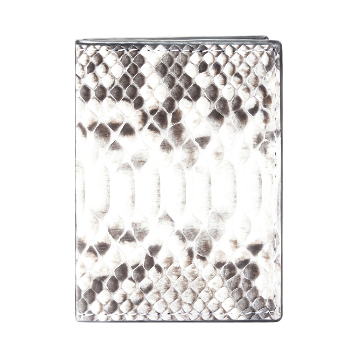 Porte cartes en peau de python Ophion