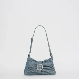 Strass Pli -  Bleu Ocean