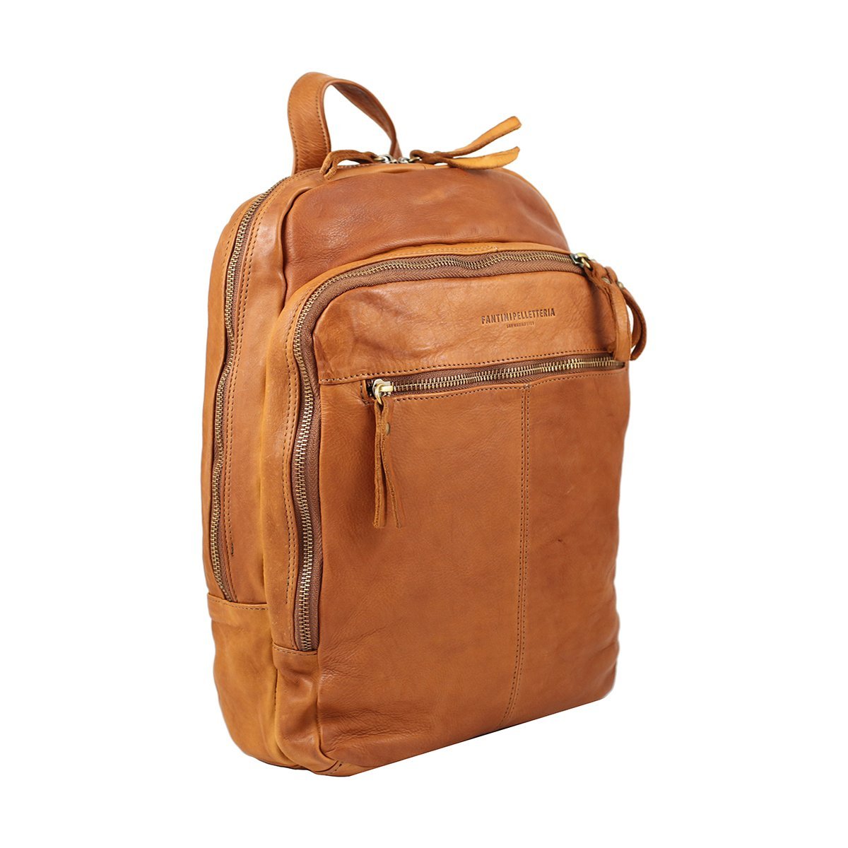 Grand sac à dos en cuir lavé Milano – Image 5