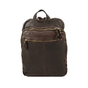 Petit sac à dos en cuir lavé Milano