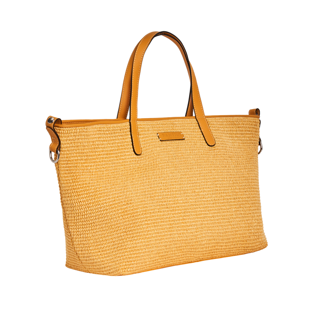 Sac en cuir et raphia Margaret – Image 4