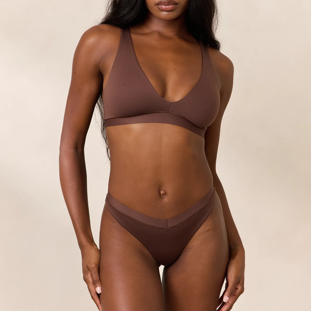 Soutien-gorge Triangle Everyday Comfort - Cacao – Image 2