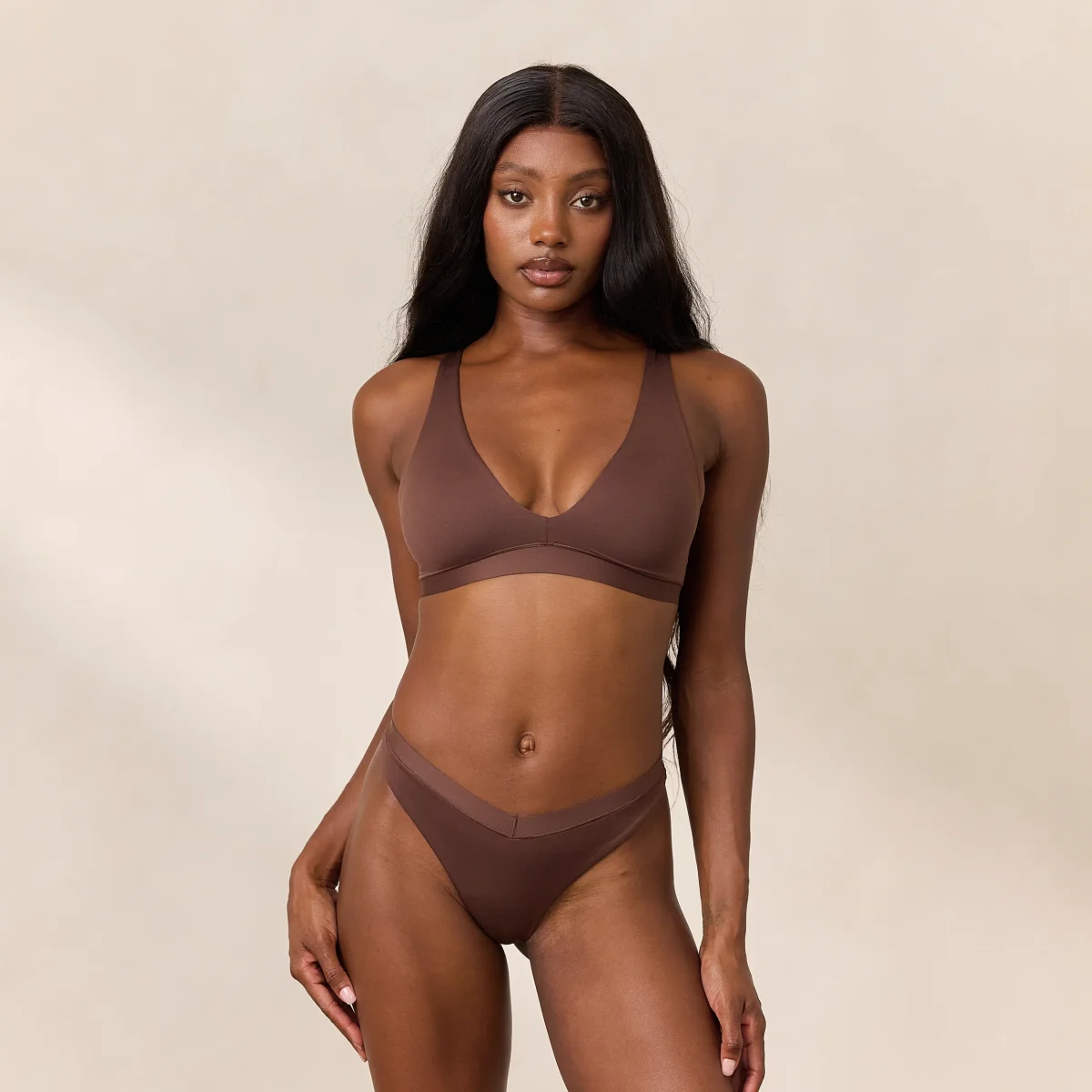 Soutien-gorge Triangle Everyday Comfort - Cacao – Image 4