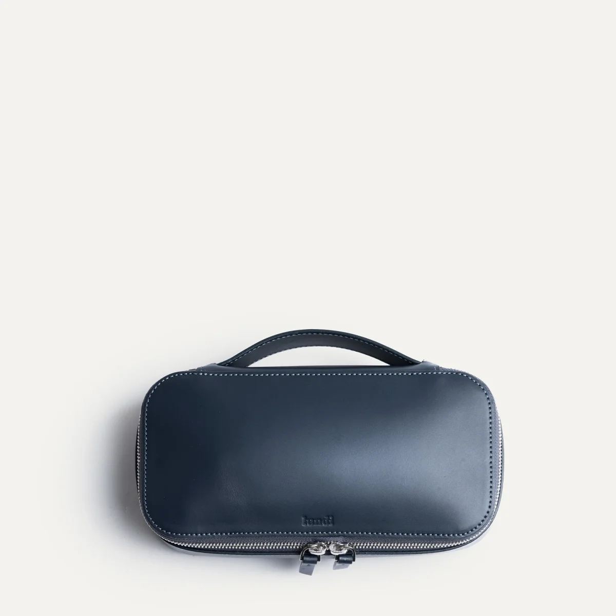 Trousse de toilette cuir ~ GINA II - MARINE – Image 3