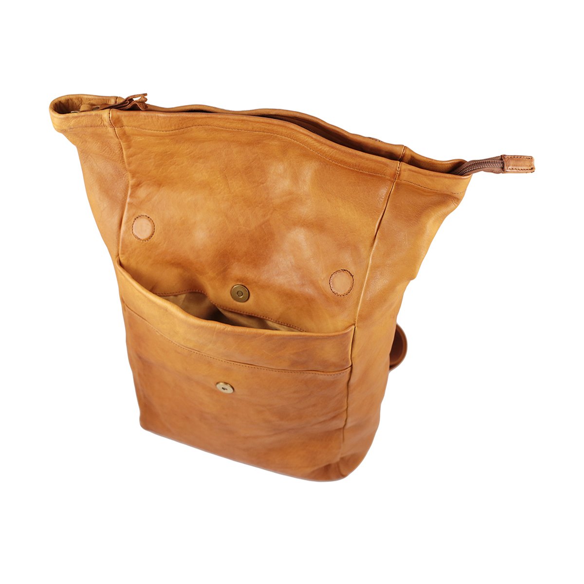 Grand sac à dos en cuir lavé Torino – Image 7