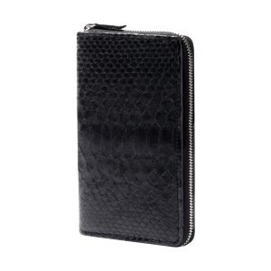 Portefeuille en peau de python Velmor