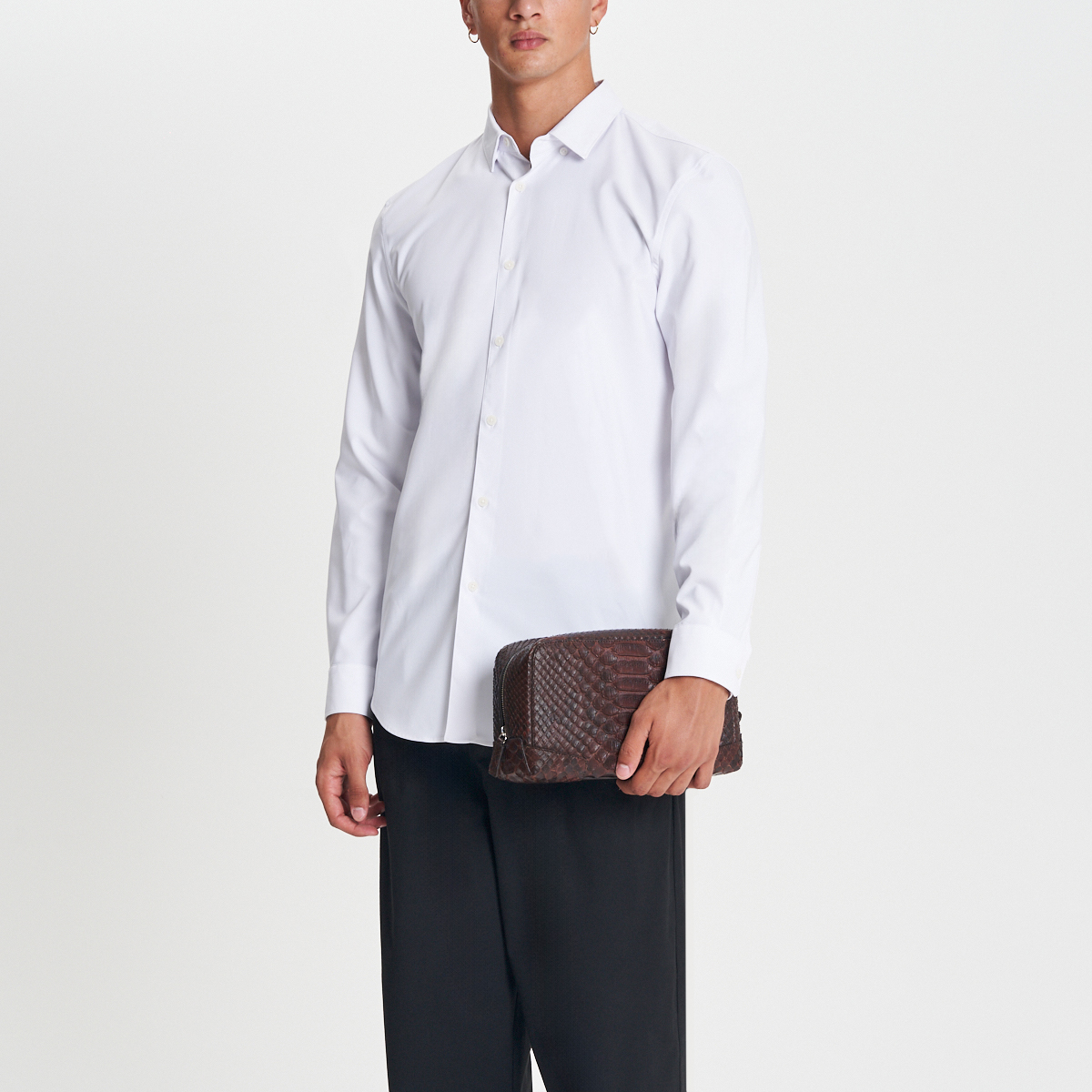 Trousse de toilette en peau de python Eclisse – Image 3