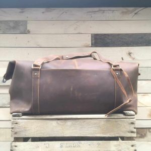 Grand Sac de Voyage Cuir Gras