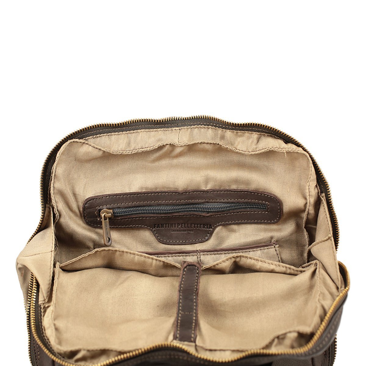 Grand sac à dos en cuir lavé Milano – Image 7