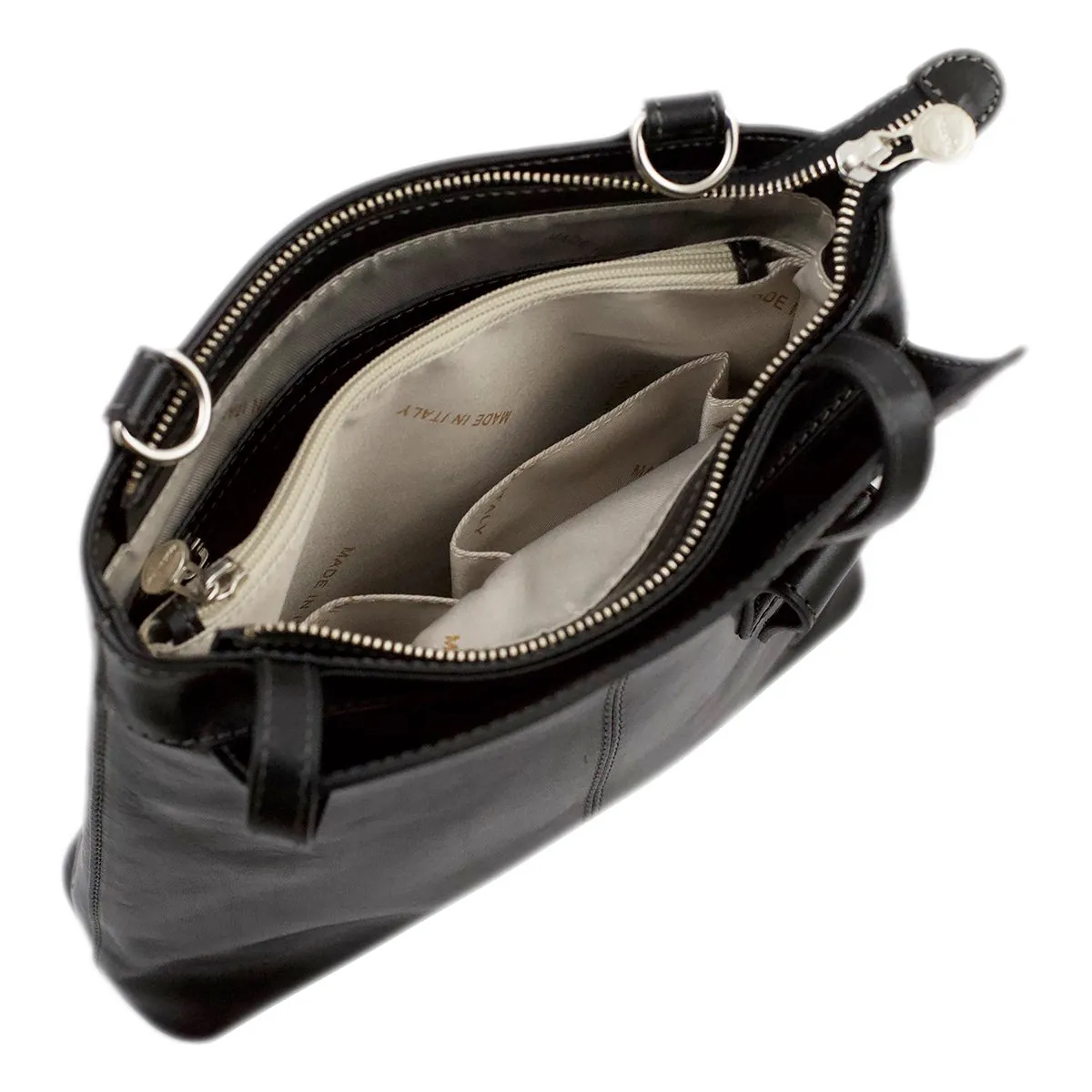 Sac en cuir convertible en sac à dos Noemi – Image 9