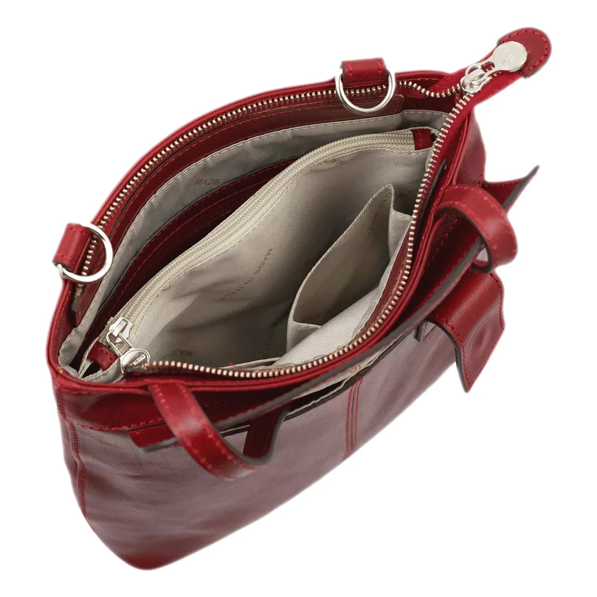 Sac en cuir convertible en sac à dos Noemi – Image 9