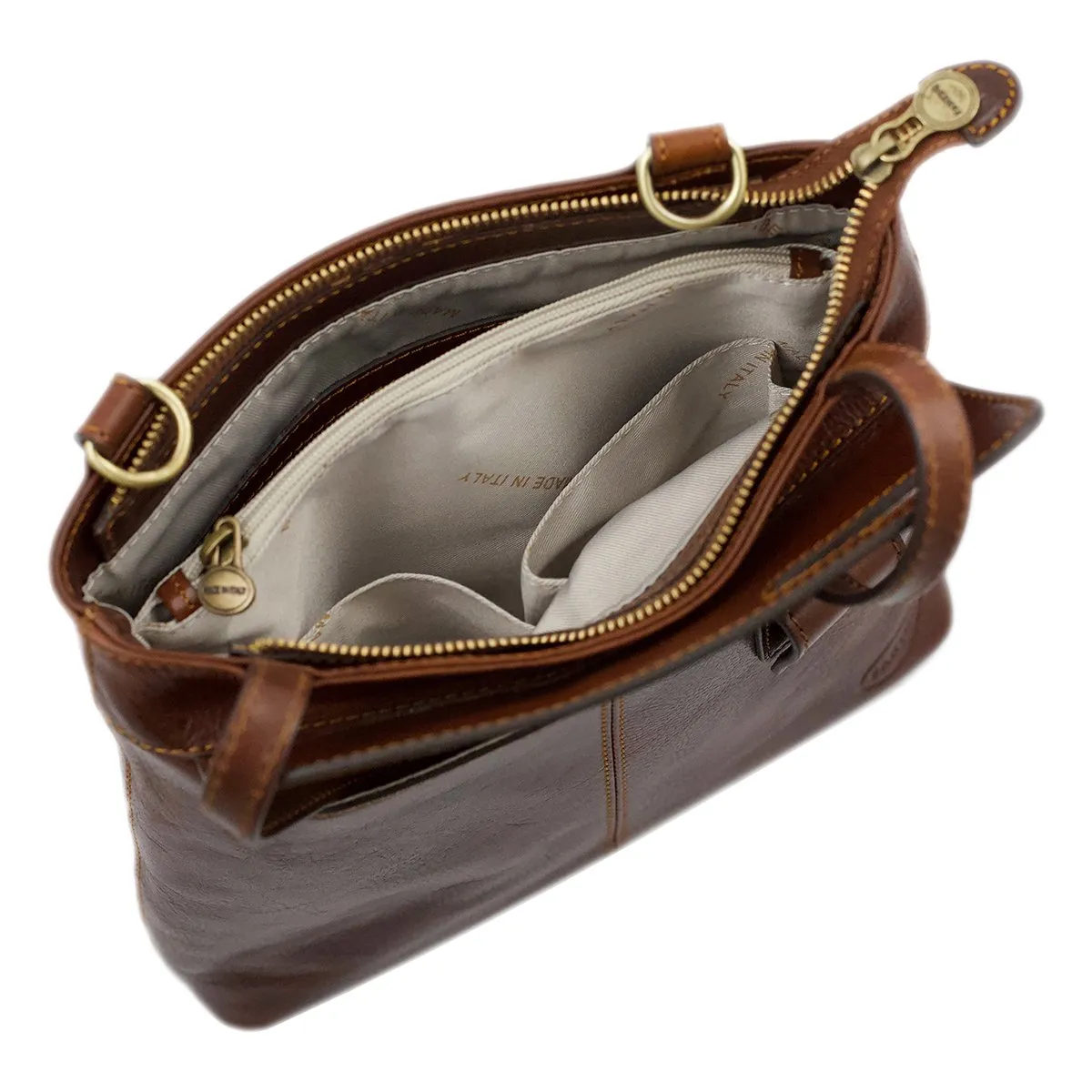 Sac en cuir convertible en sac à dos Noemi – Image 9