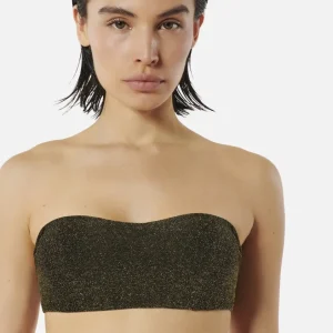 Bandeau bustier en coeur à paillettes