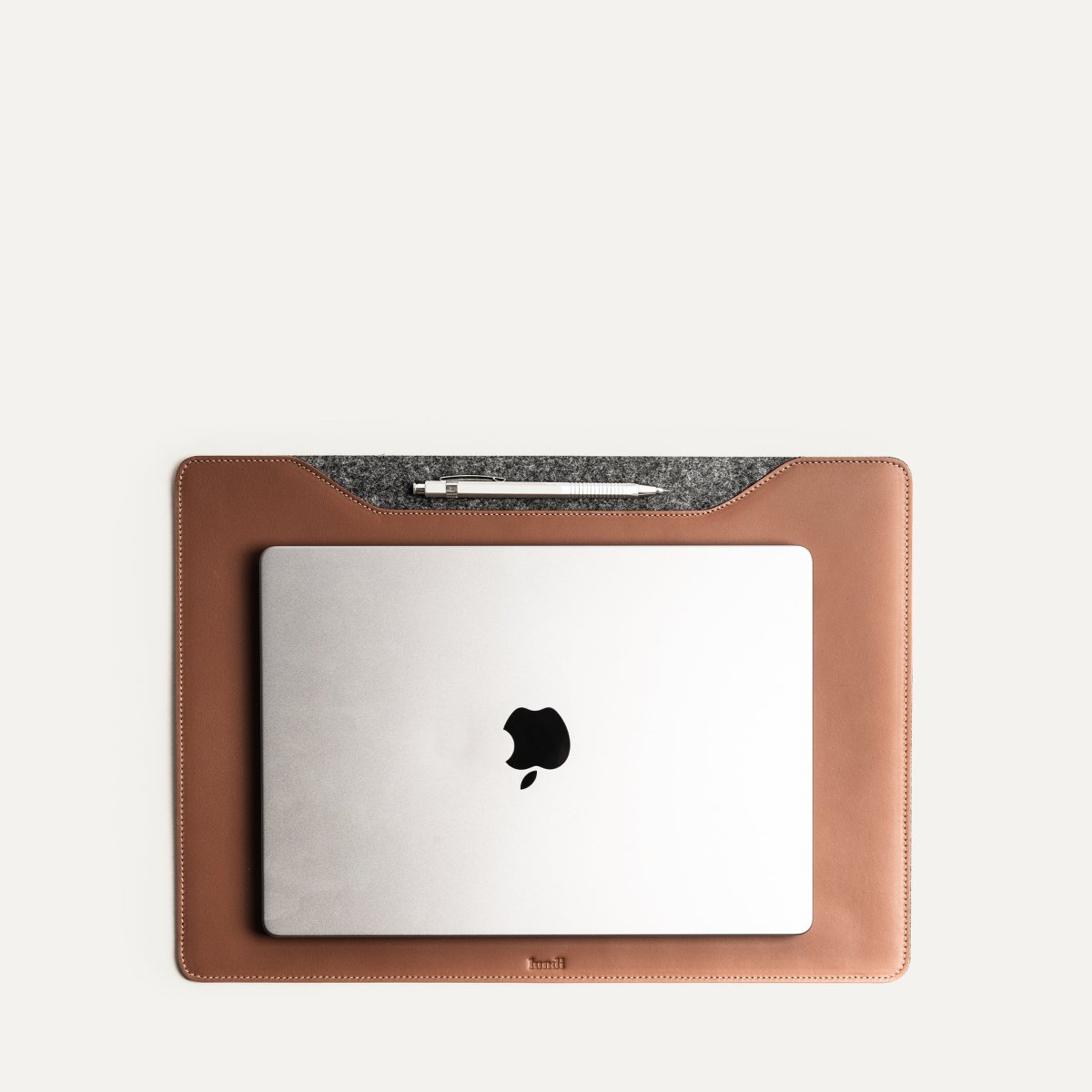 Sous-main en cuir ~ LEO - COGNAC – Image 3