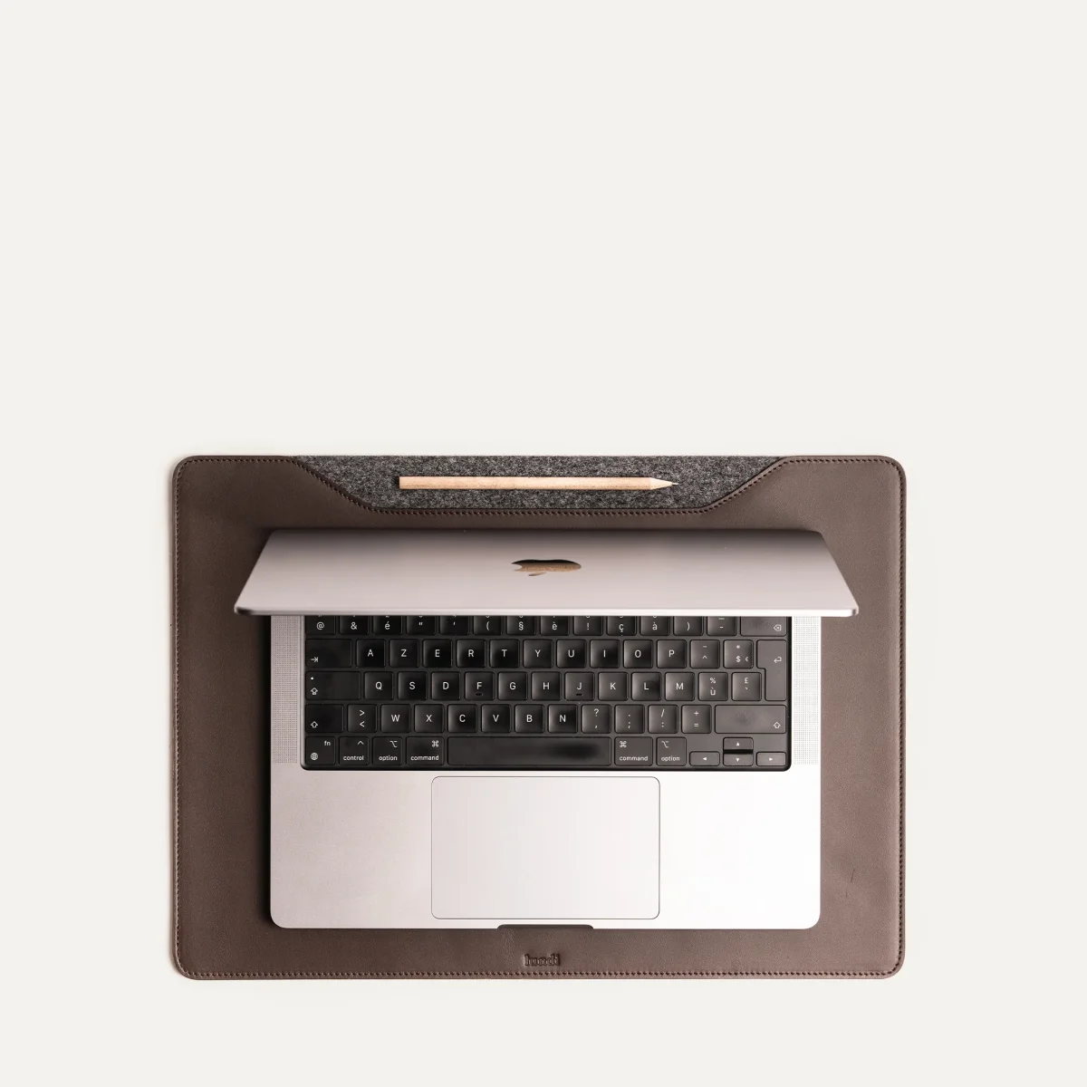 Sous-main en cuir ~ LEO - MARRON – Image 2