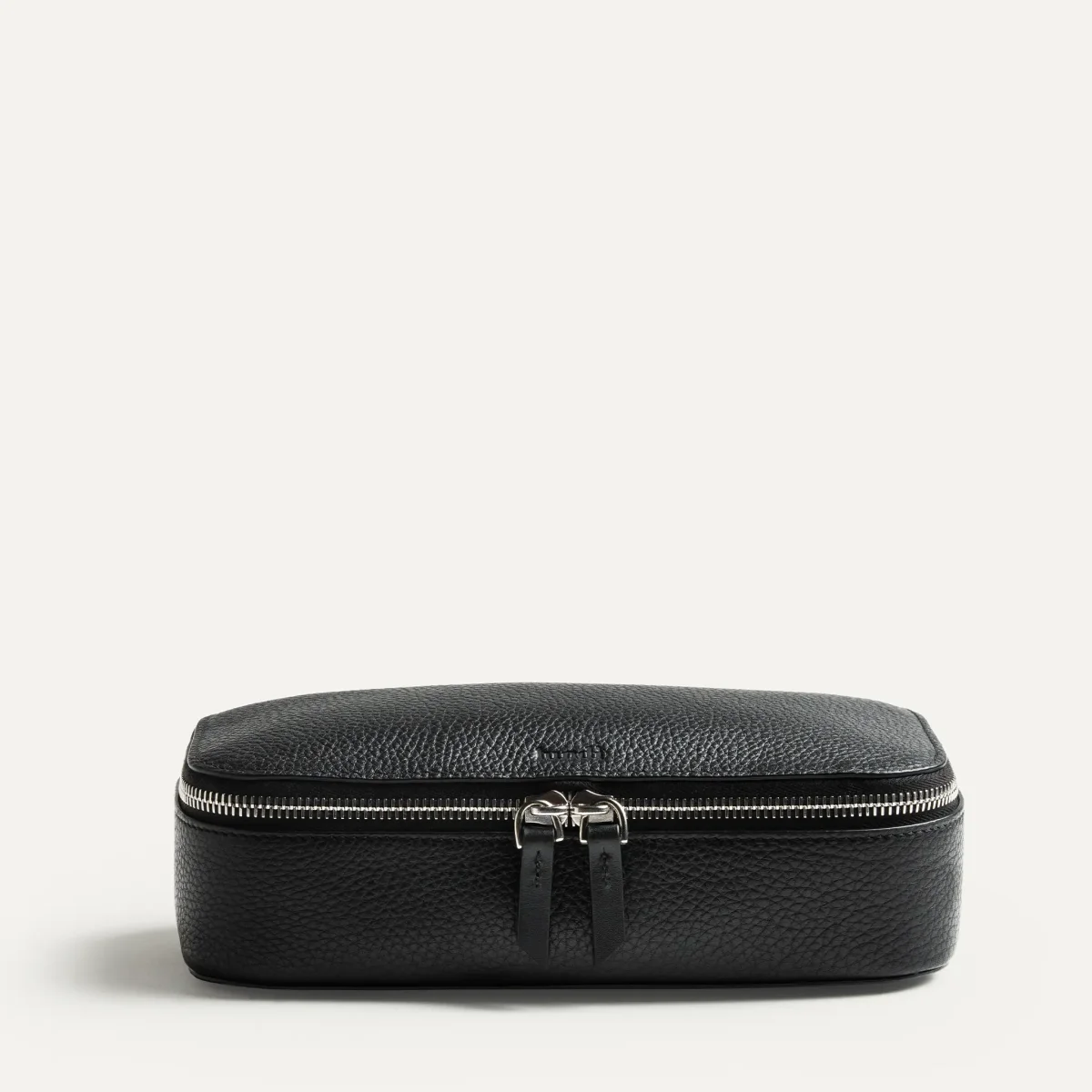 Trousse de toilette en cuir grainé ~ LISA - Noir – Image 7