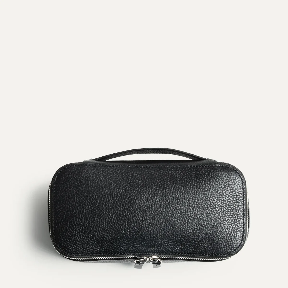 Trousse de toilette en cuir grainé ~ LISA - Noir – Image 8