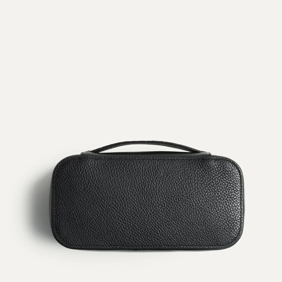 Trousse de toilette en cuir grainé ~ LISA - Noir – Image 9