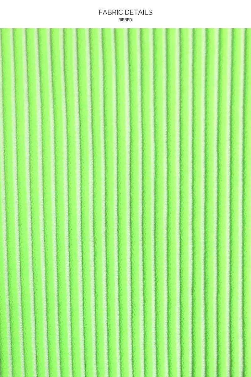 Bikini triangle brésilien Miami Neon Lime – Image 8