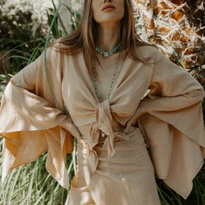 Top à nouer sur le devant Uluru