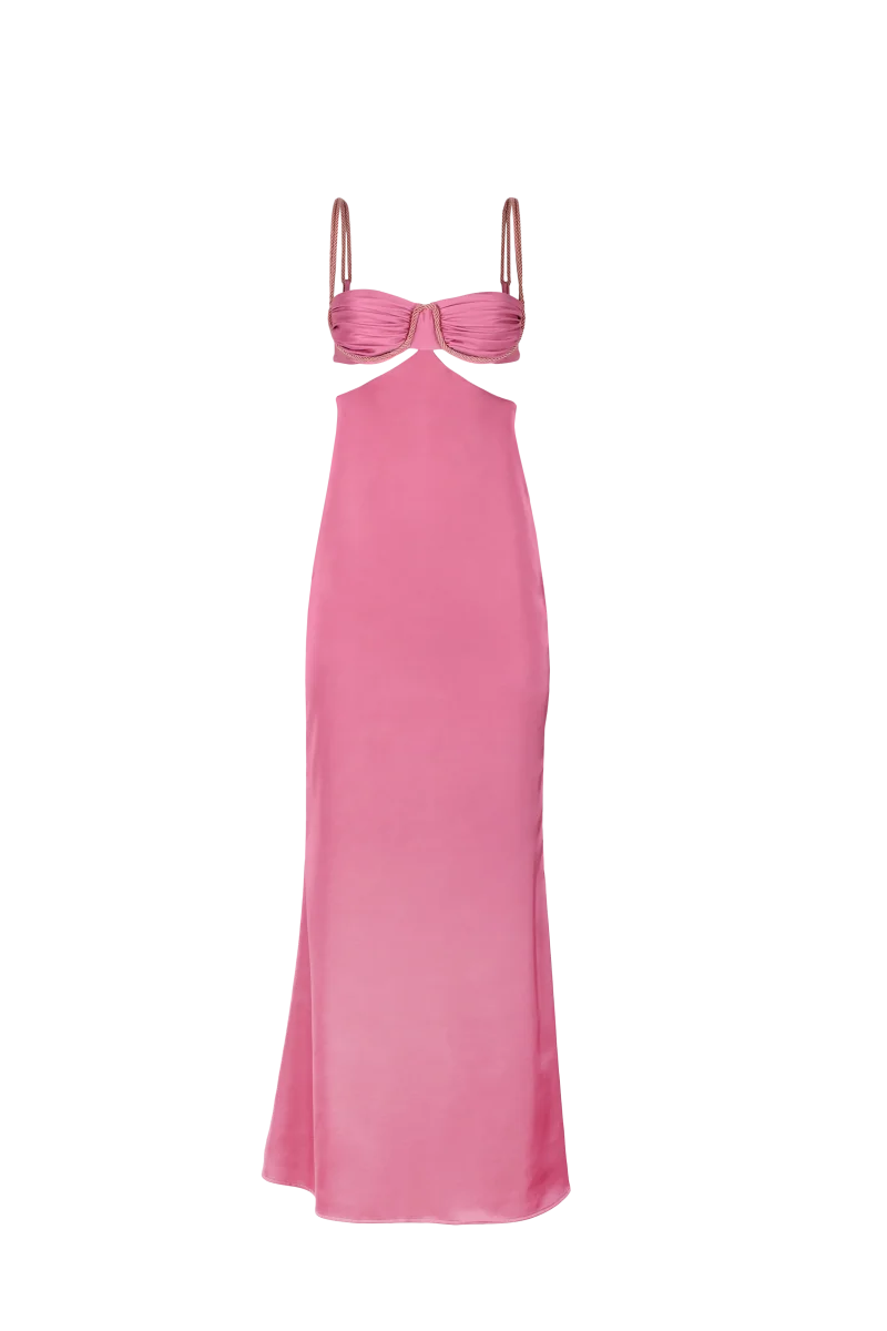 Robe balconnet en lycra rose Blush - Lula – Image 6