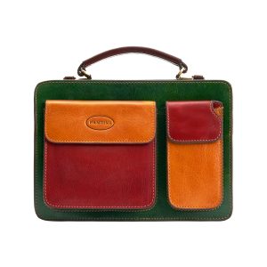 Cartable en cuir Micros