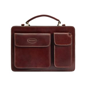 Cartable en cuir Micros