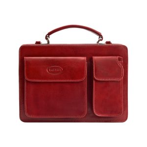 Cartable en cuir Micros