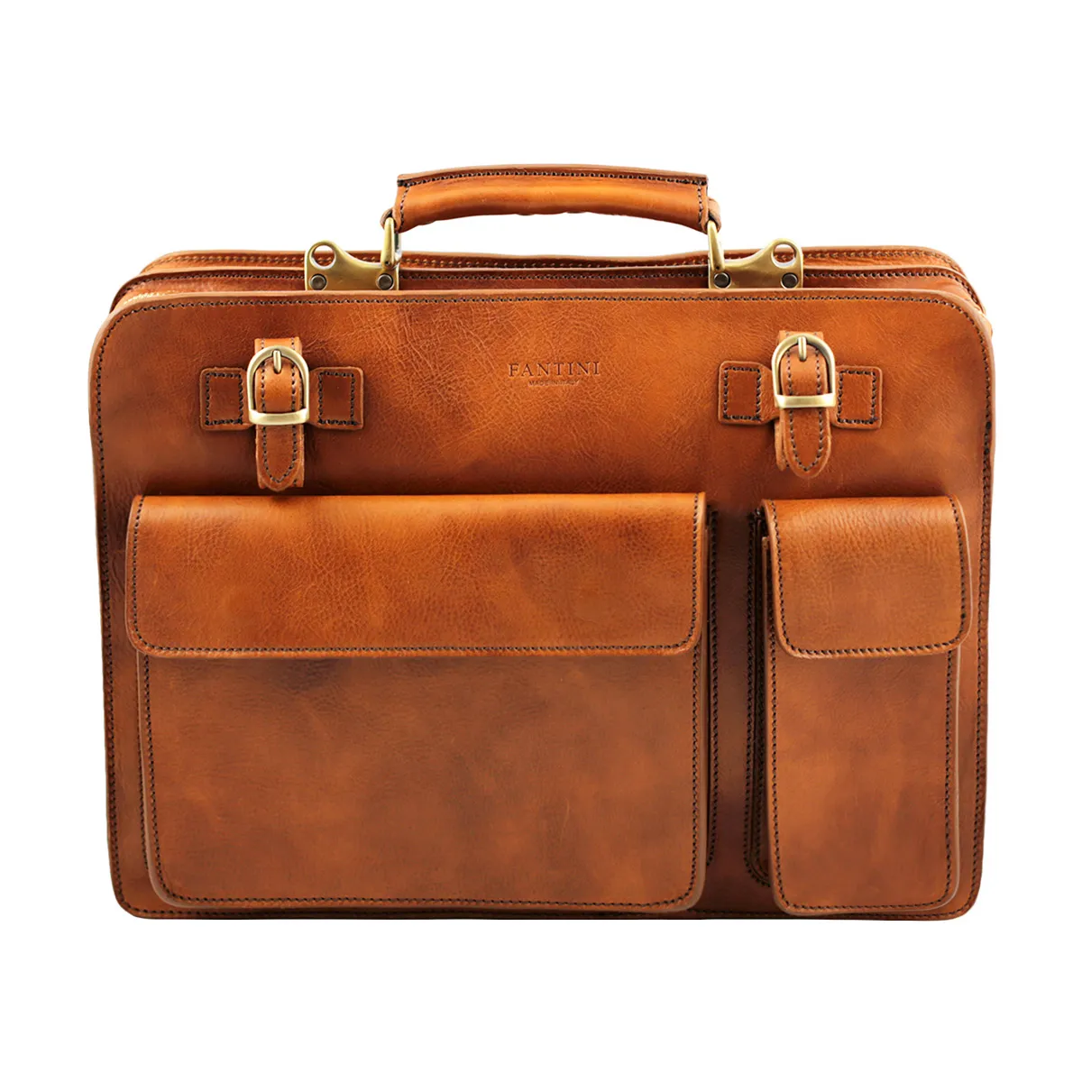 Cartable en cuir Oxford