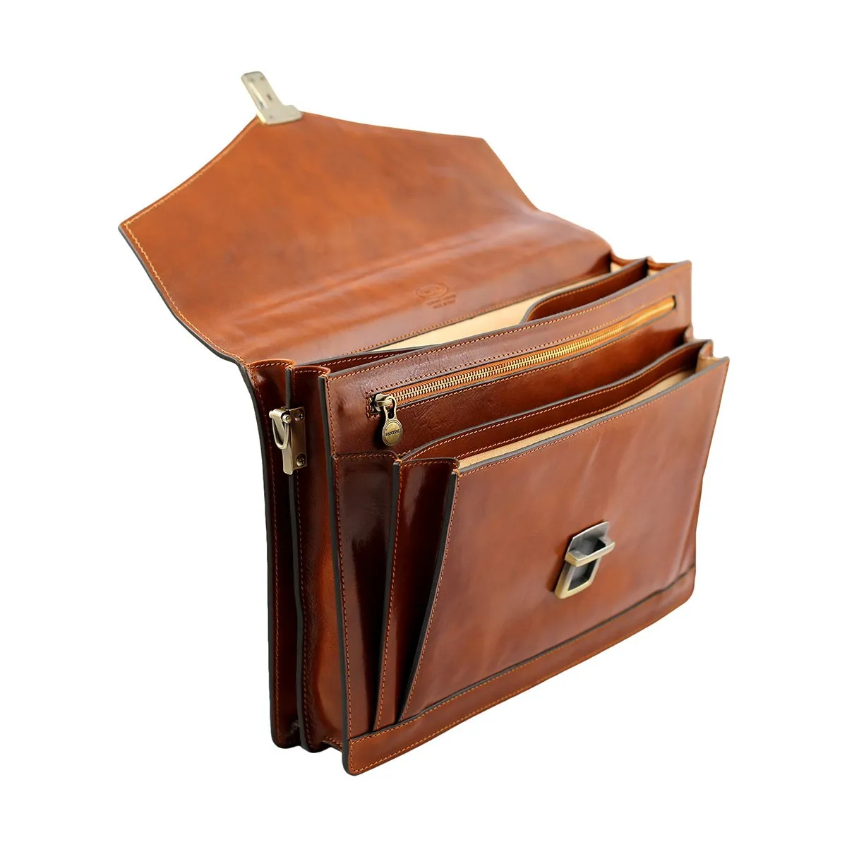 Cartable en cuir Shanghai – Image 6