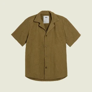 Chemise texturée Cuba Kaki