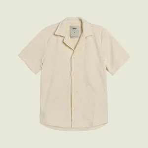 Chemise texturée en éponge Cuba crème